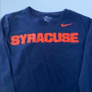 Syracuse Nike dri- fit long sleeve Shirt